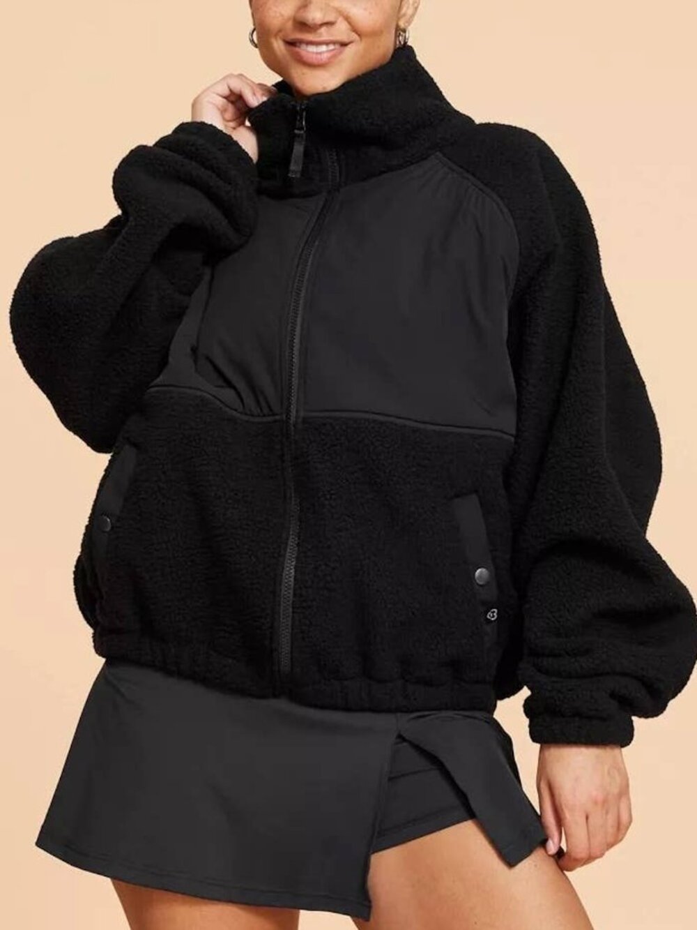 NWT Blogilates Bonfire Fleece Jacket Plus Size 1X